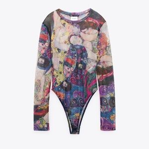 Zara Virgin tulle bodysuit